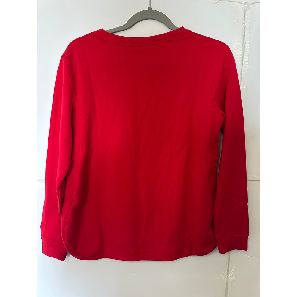 Ohio‎ State Buckeyes Champion Ladies Red Crew Neck Sweatshirt College Apparel - Picture 4 of 6